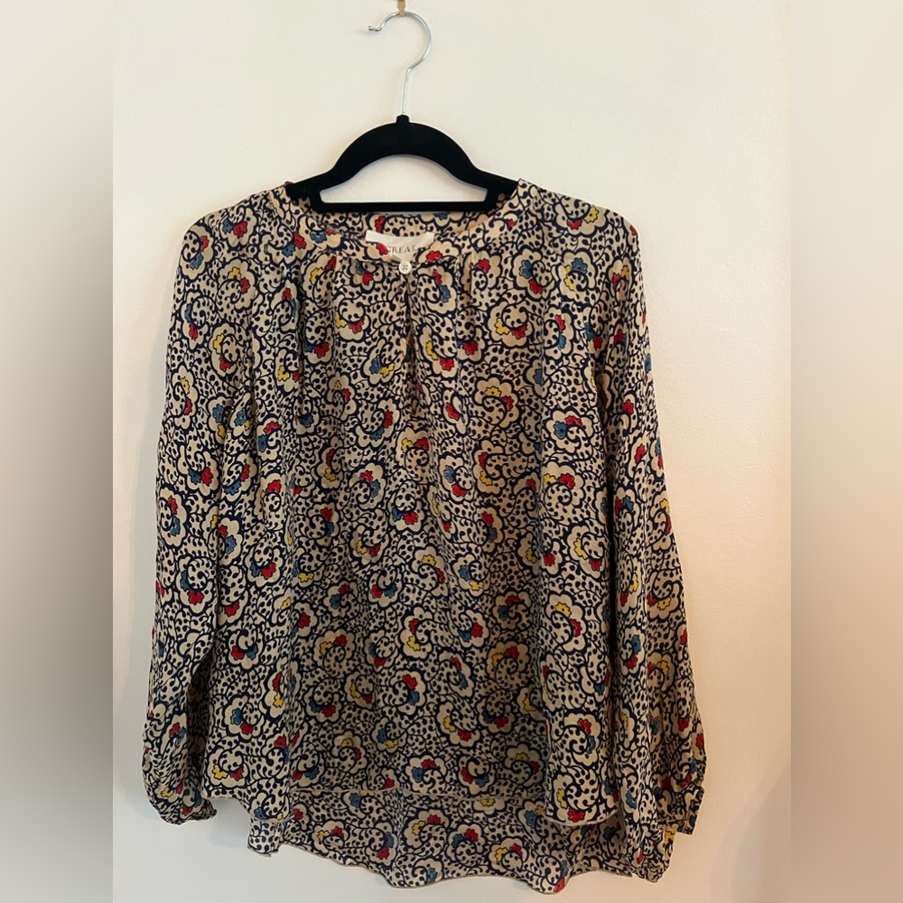 The Great. 100% silk blouse